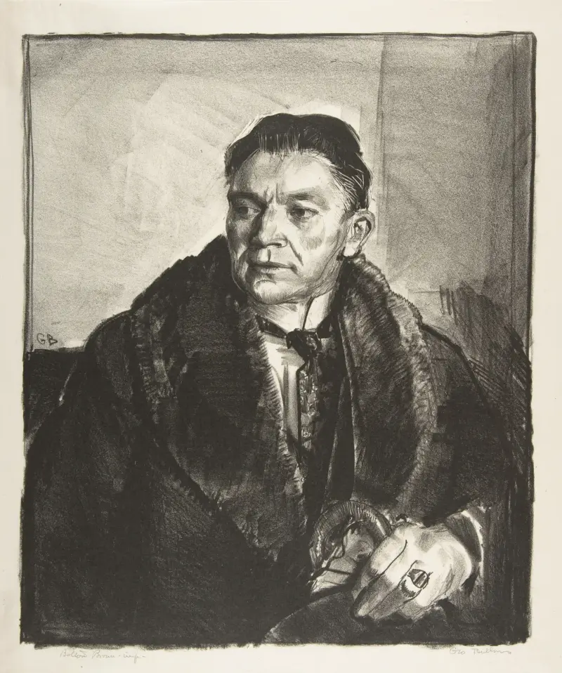 Portrait of Robert Aitken, First Stone av George Wesley Bellows