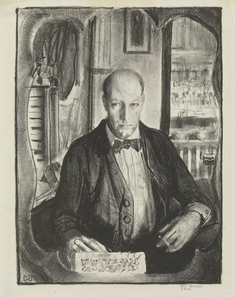 Självporträtt av George Wesley Bellows