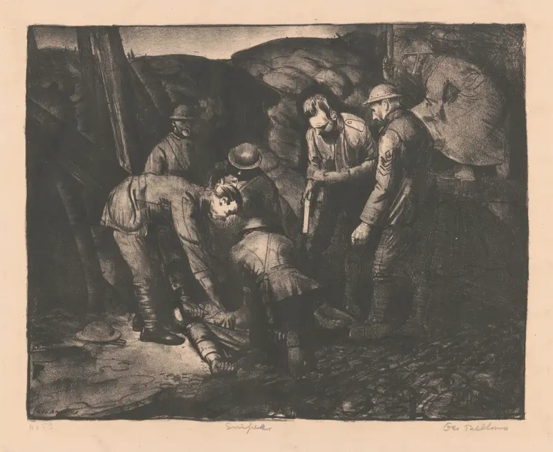 Sniped av George Wesley Bellows