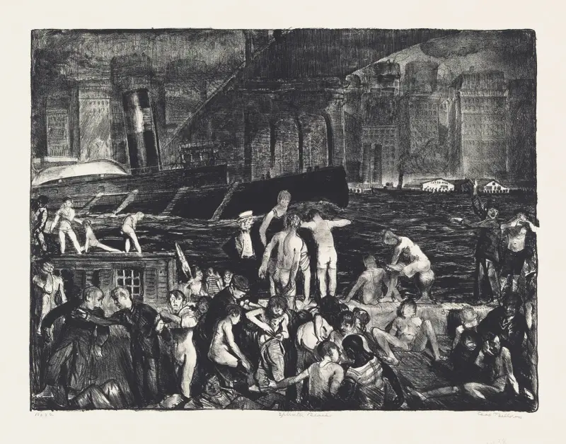 Splinter Beach von George Wesley Bellows