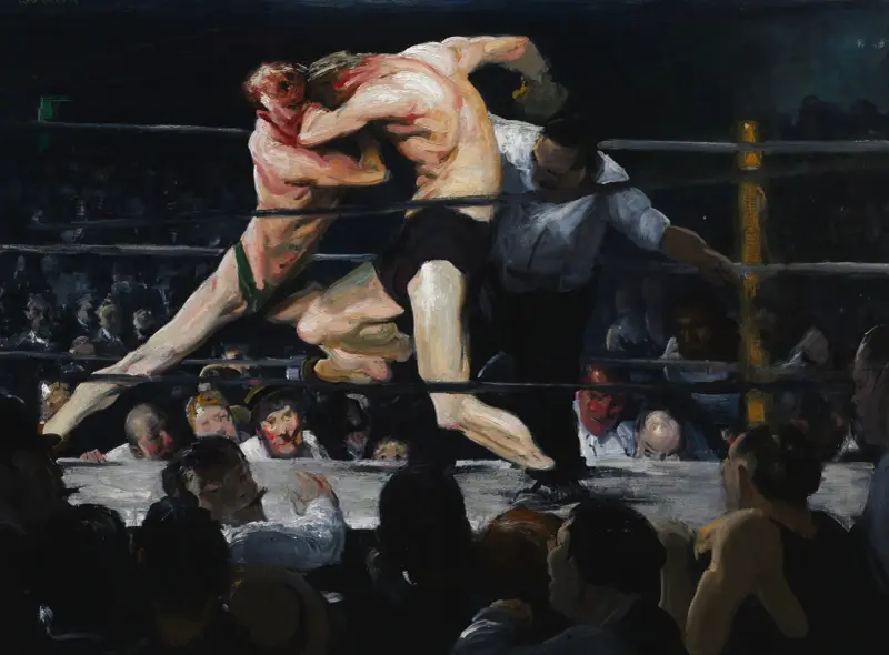 Stag at Sharkey’s von George Wesley Bellows