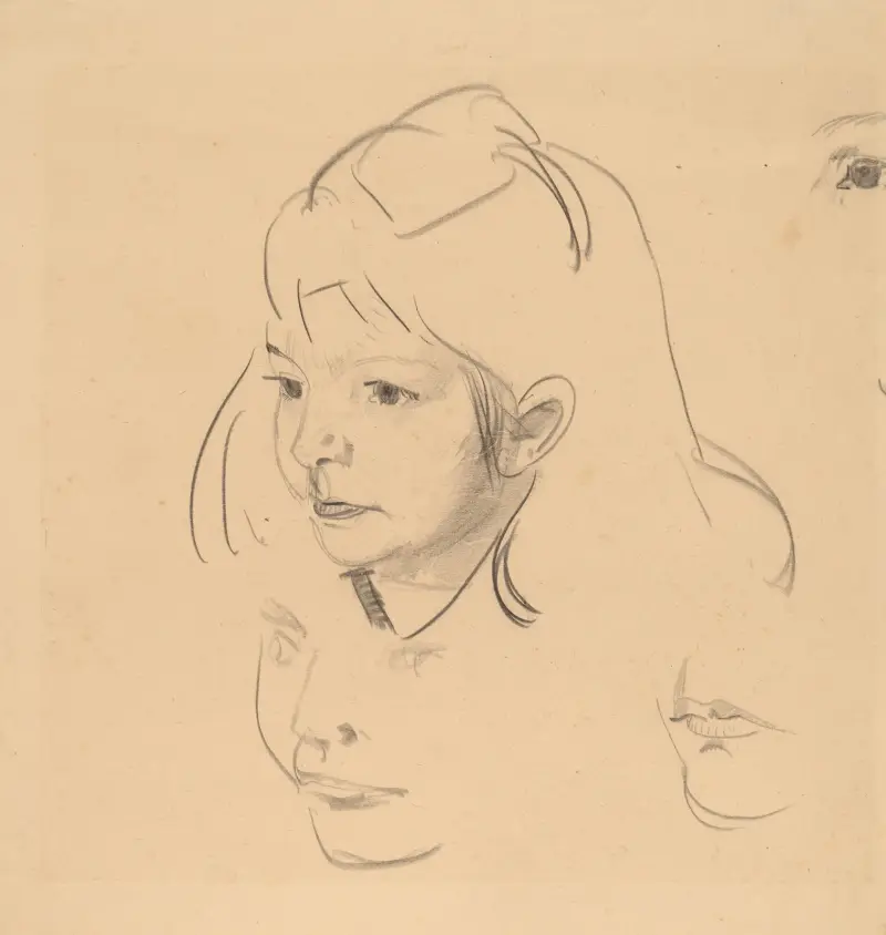 Studies of Jean av George Wesley Bellows