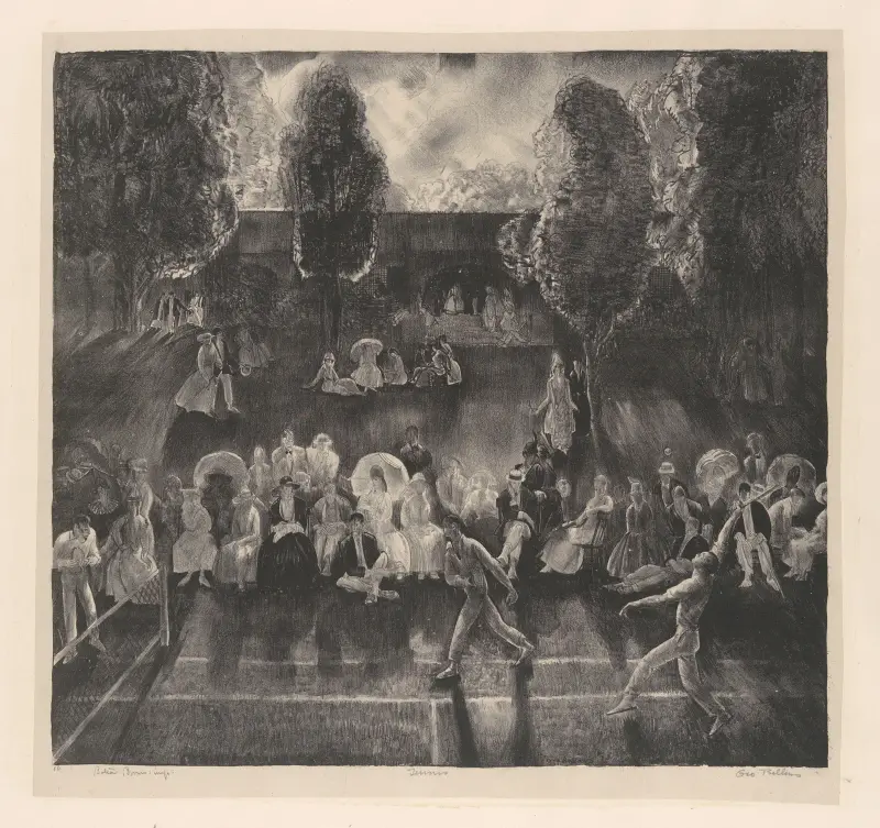 Tennis von George Wesley Bellows