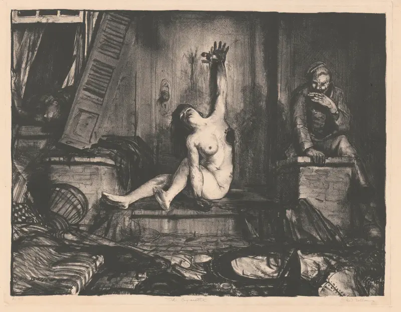 Cigaretten av George Wesley Bellows