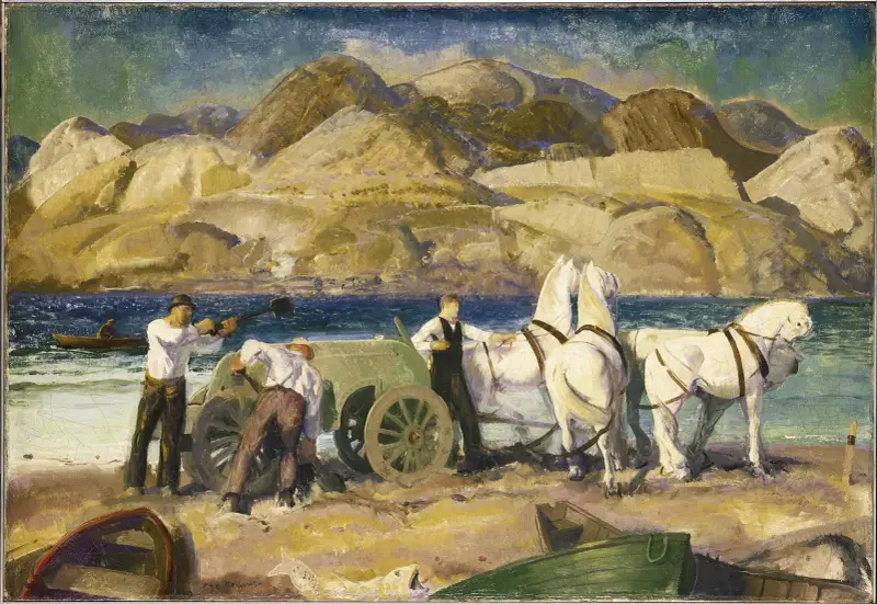Sandkärran av George Wesley Bellows