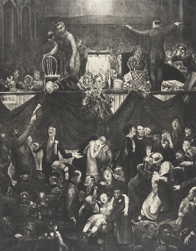 Sågspånsstigen av George Wesley Bellows