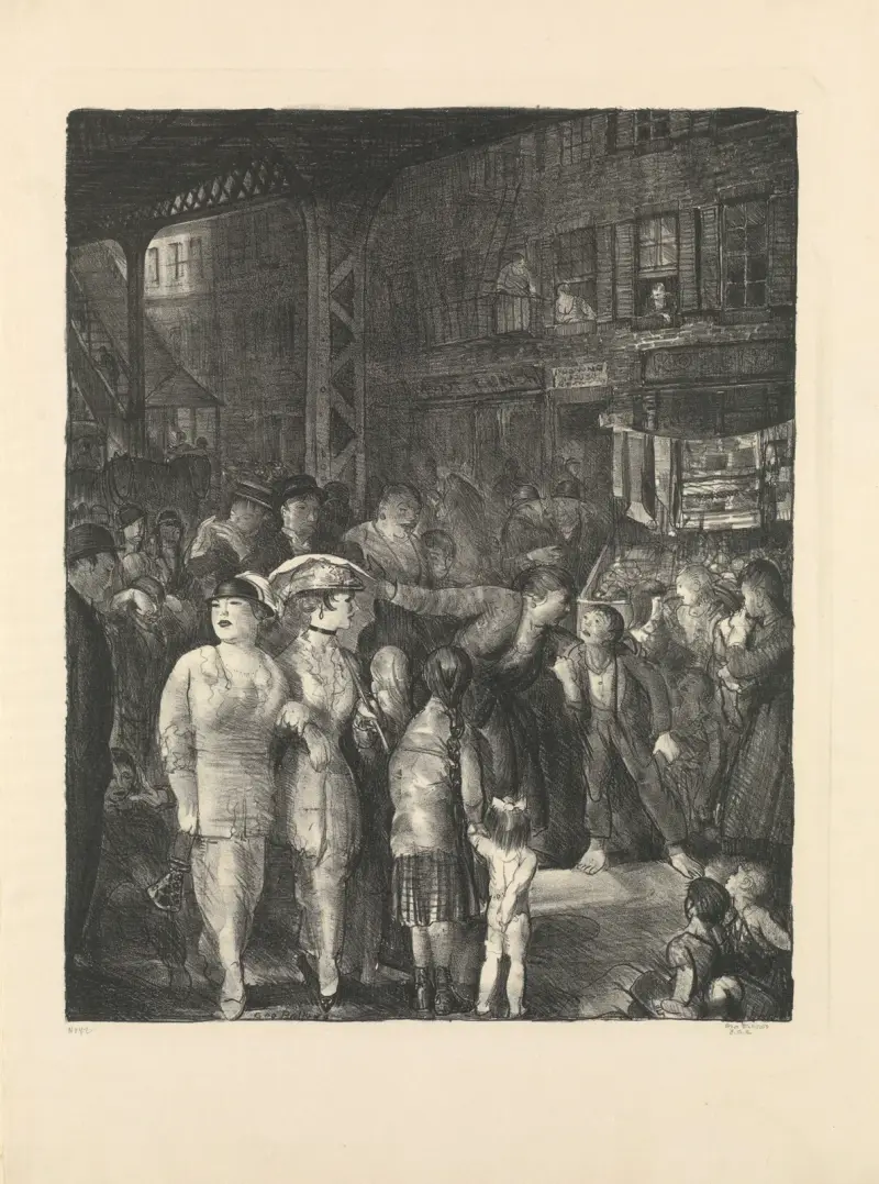 Gatan av George Wesley Bellows