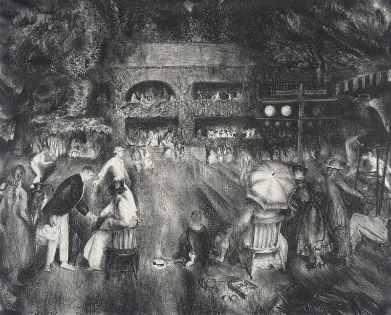 The Tournament av George Wesley Bellows