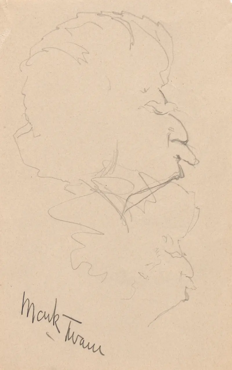 Mark Twain av John White Alexander