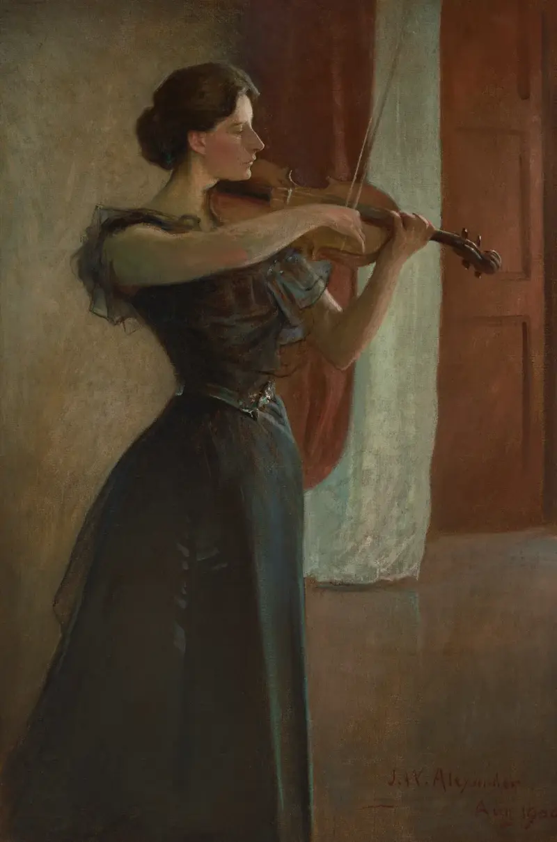 Porträtt av Kathleen Cowan av John White Alexander