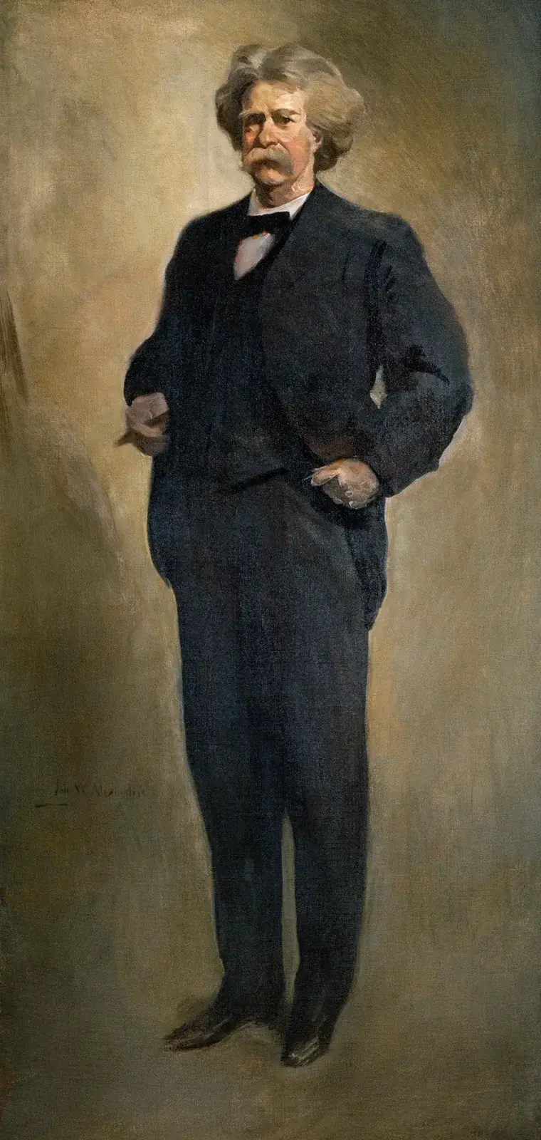 Porträt von Samuel L. Clemens (Mark Twain) von John White Alexander