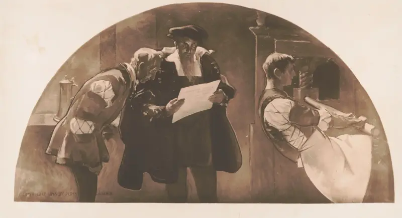 Tiskařský lis, John White Alexander