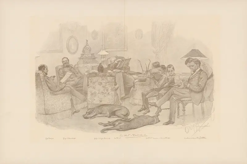 Unser Bismarck Blatt 90 von Christian Wilhelm Allers