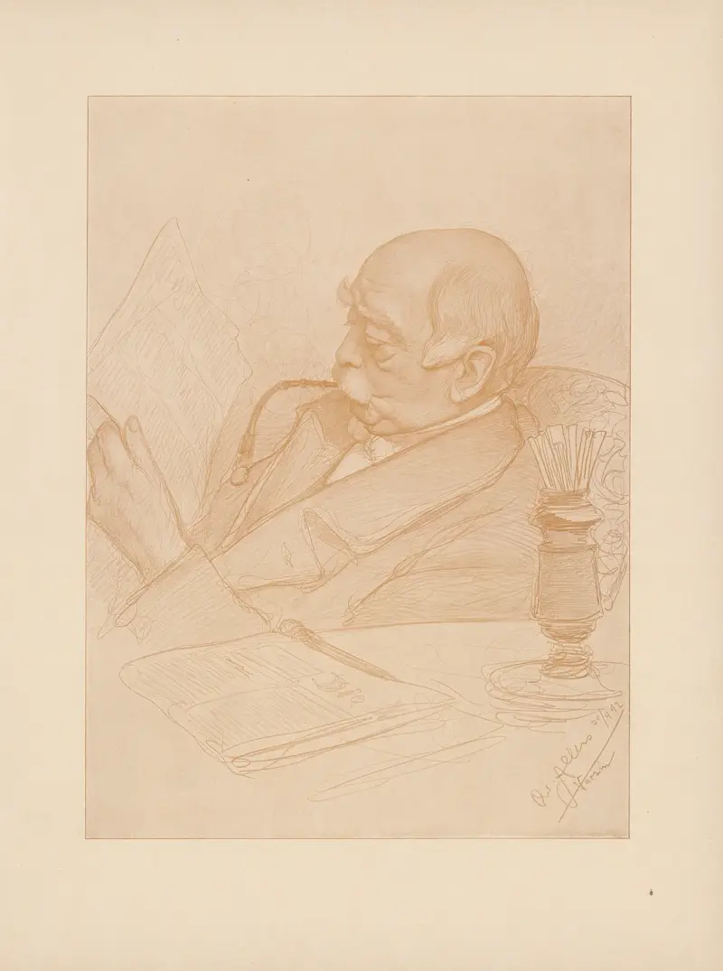 Unser Bismarck Pl.103 av Christian Wilhelm Allers