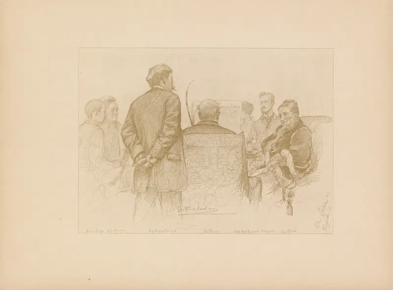 Unser Bismarck Pl.139 av Christian Wilhelm Allers