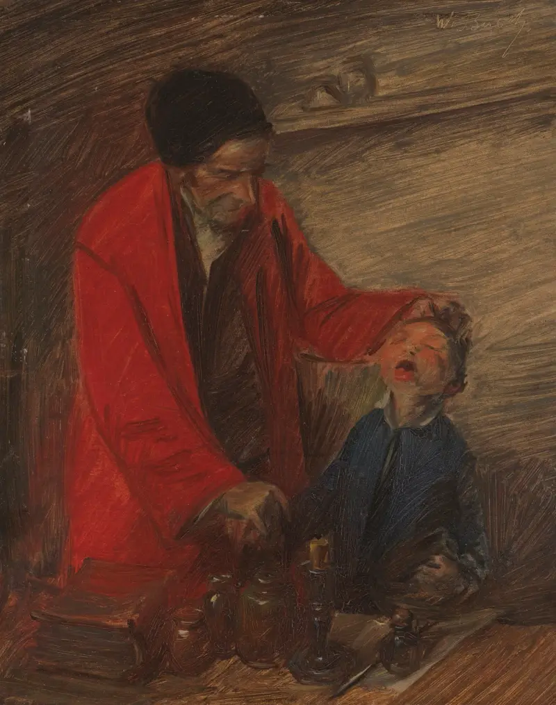 U venkovského lékaře, Wilhelm Busch