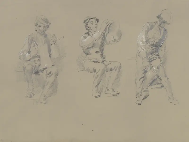 Tři studie pijáka, Wilhelm Busch