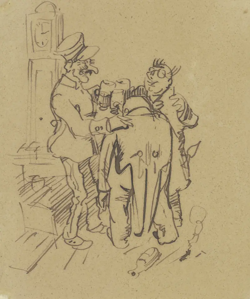 Herr Knopp på värdshuset av Wilhelm Busch