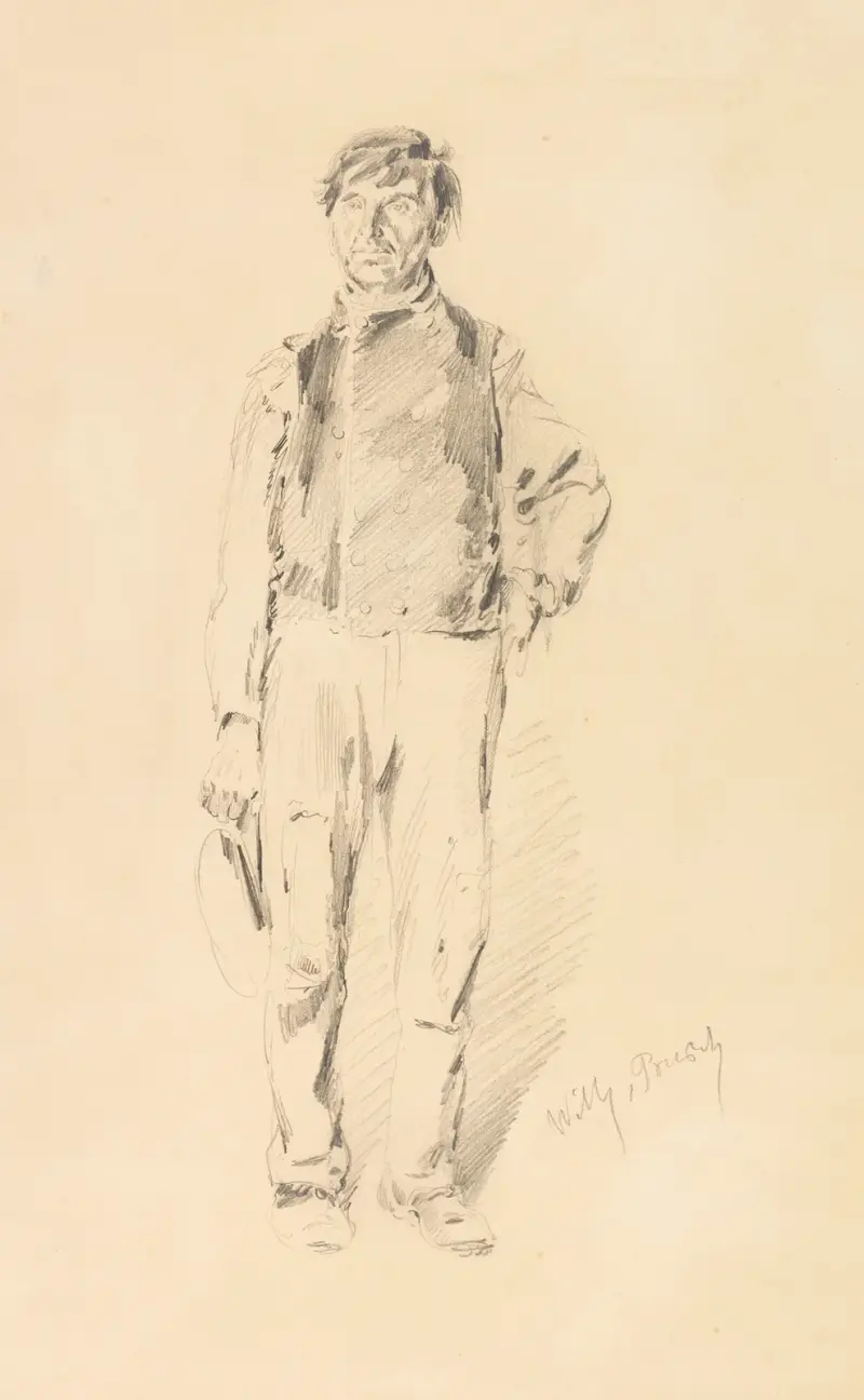 Porträtt av en medelålders man av Wilhelm Busch