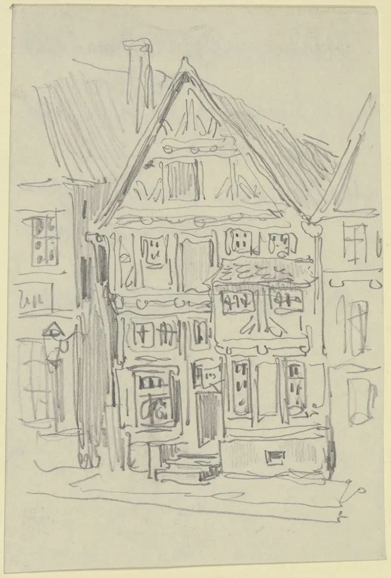 Rad av hus av Wilhelm Busch