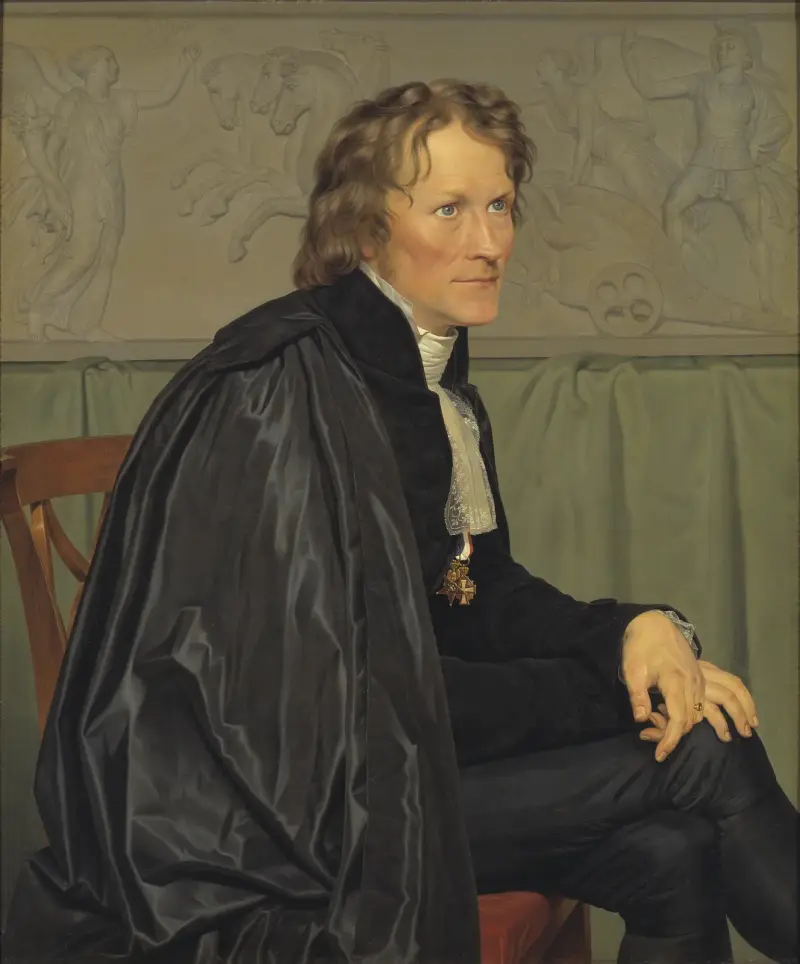 Bertel Thorvaldsen, der dänische Bildhauer von Christoffer Wilhelm Eckersberg