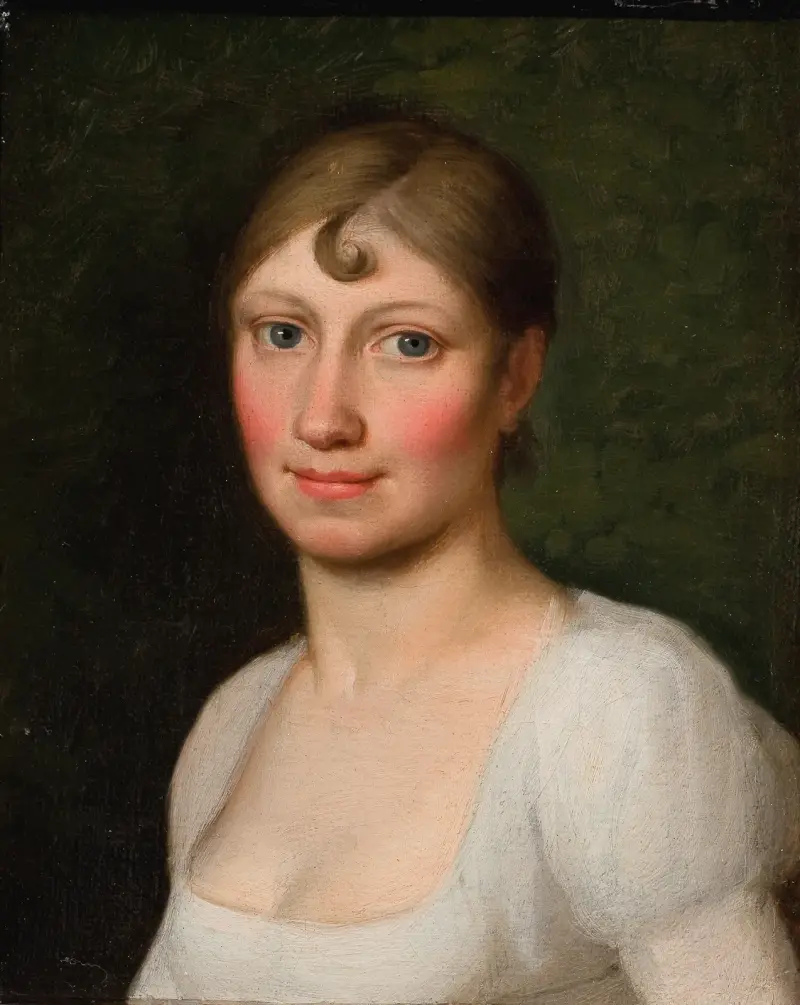 Christine Rebekka Eckersberg, f. Hyssing, konstnärens första hustru av Christoffer Wilhelm Eckersberg