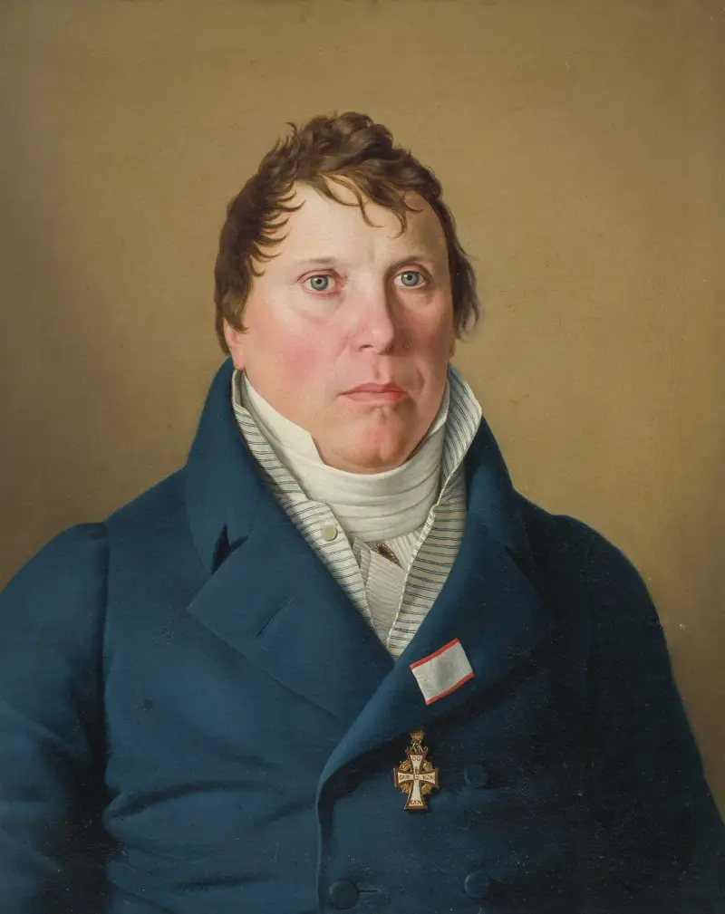 Danske guvernören Lund av Christoffer Wilhelm Eckersberg