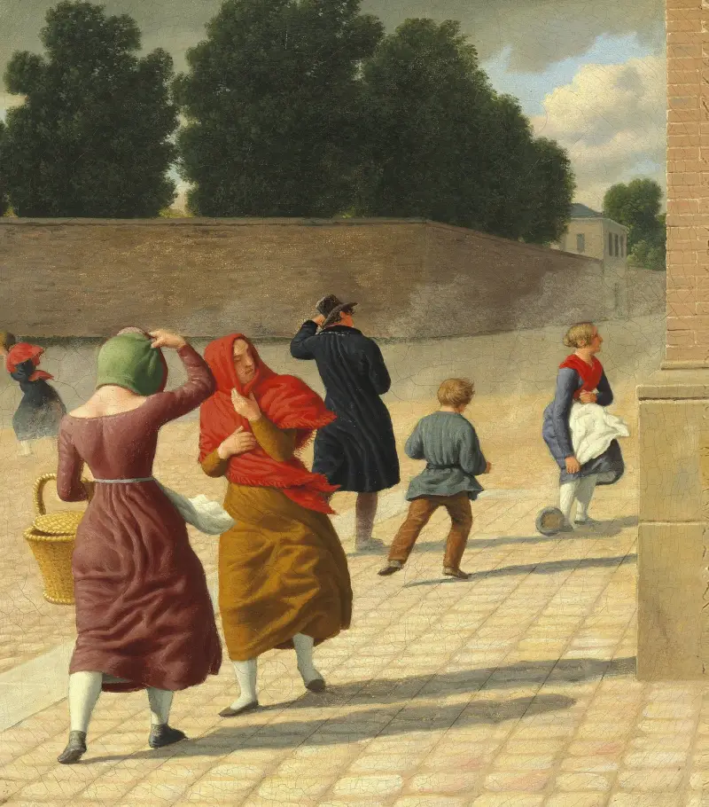 En storm, Christoffer Wilhelm Eckersberg