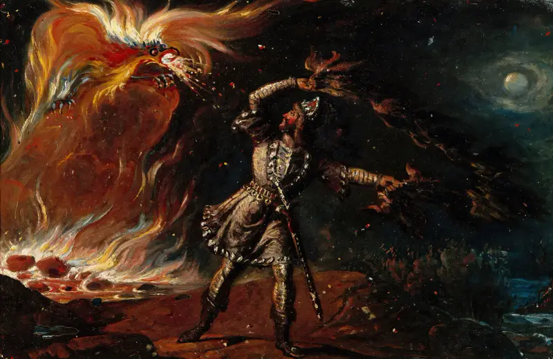 Lemminkäinen And The Fiery Eagle av Robert Wilhelm Ekman