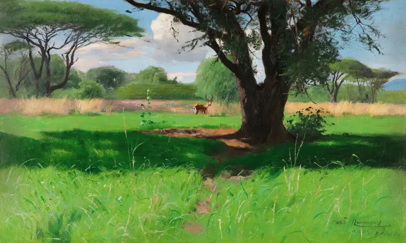 In der Savanne Ostafrikas av Wilhelm Kuhnert