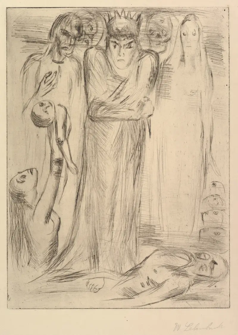Macbeth III von Wilhelm Lehmbruck