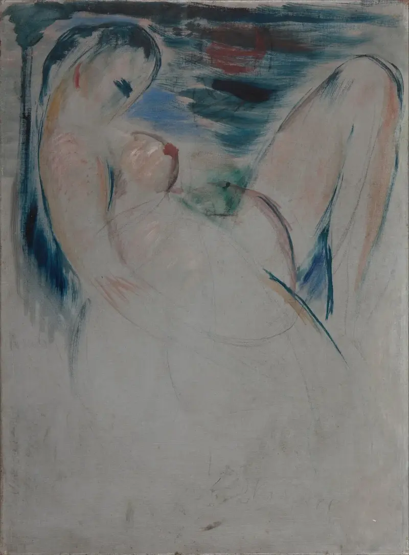 Reclining Female Nude av Wilhelm Lehmbruck