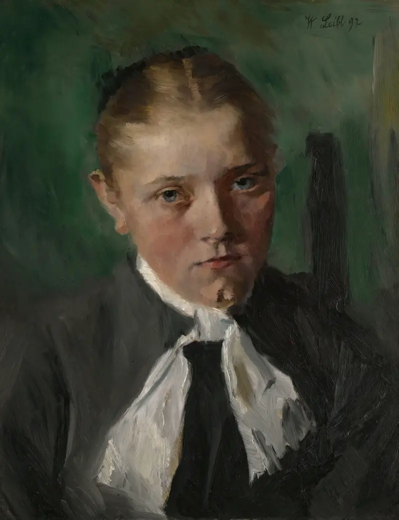 Venkovské děvče, Wilhelm Leibl