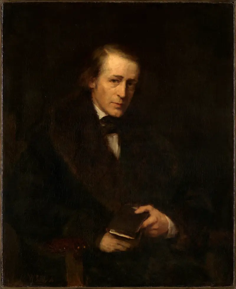 Bildnis Ernst Schoenlin av Wilhelm Leibl