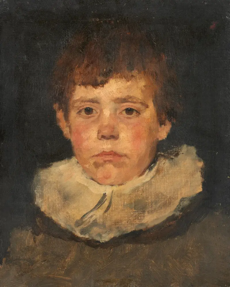 Zrzavý chlapec, Wilhelm Leibl