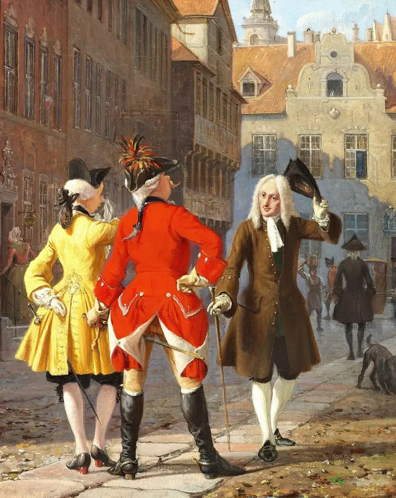 Jacob von Thybo und Jean de France von Wilhelm Marstrand