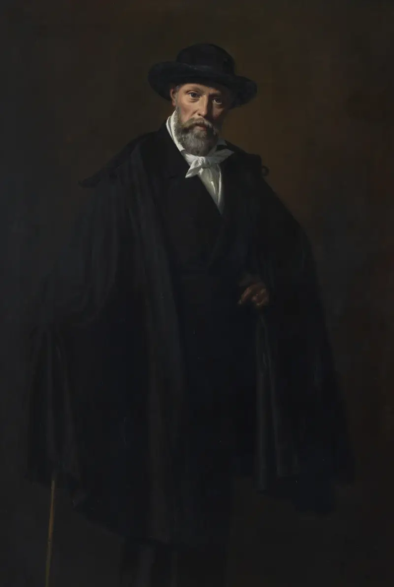 Portret malarza Constantina Hansena, Wilhelm Marstrand