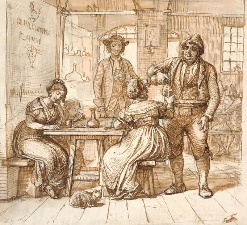 Osterszene von Wilhelm Marstrand