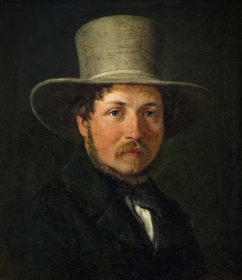 Der Maler Christen Købke von Wilhelm Marstrand