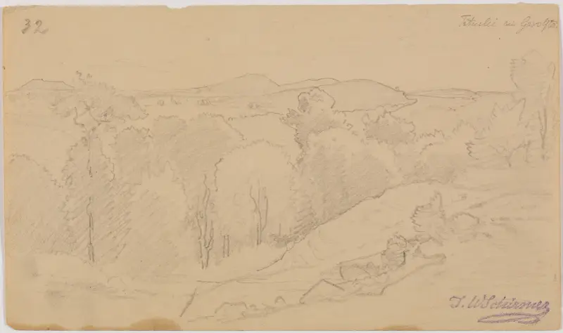 Bei Gerolstein, fol. 32 av Johann Wilhelm Schirmer