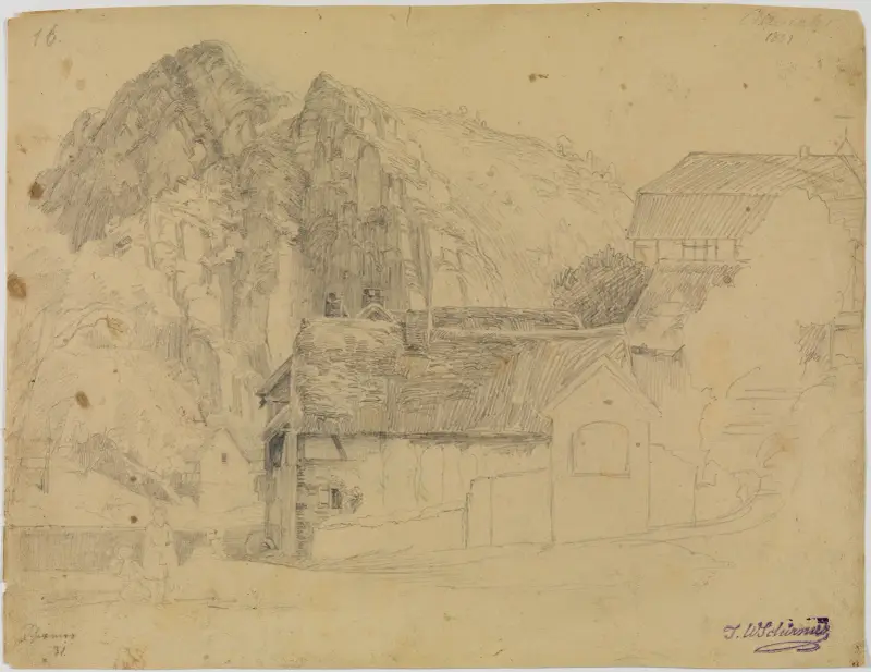 Heislei vid Altenahr av Johann Wilhelm Schirmer
