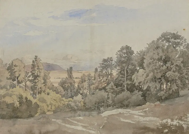 Les s pohledem do dálky, Johann Wilhelm Schirmer