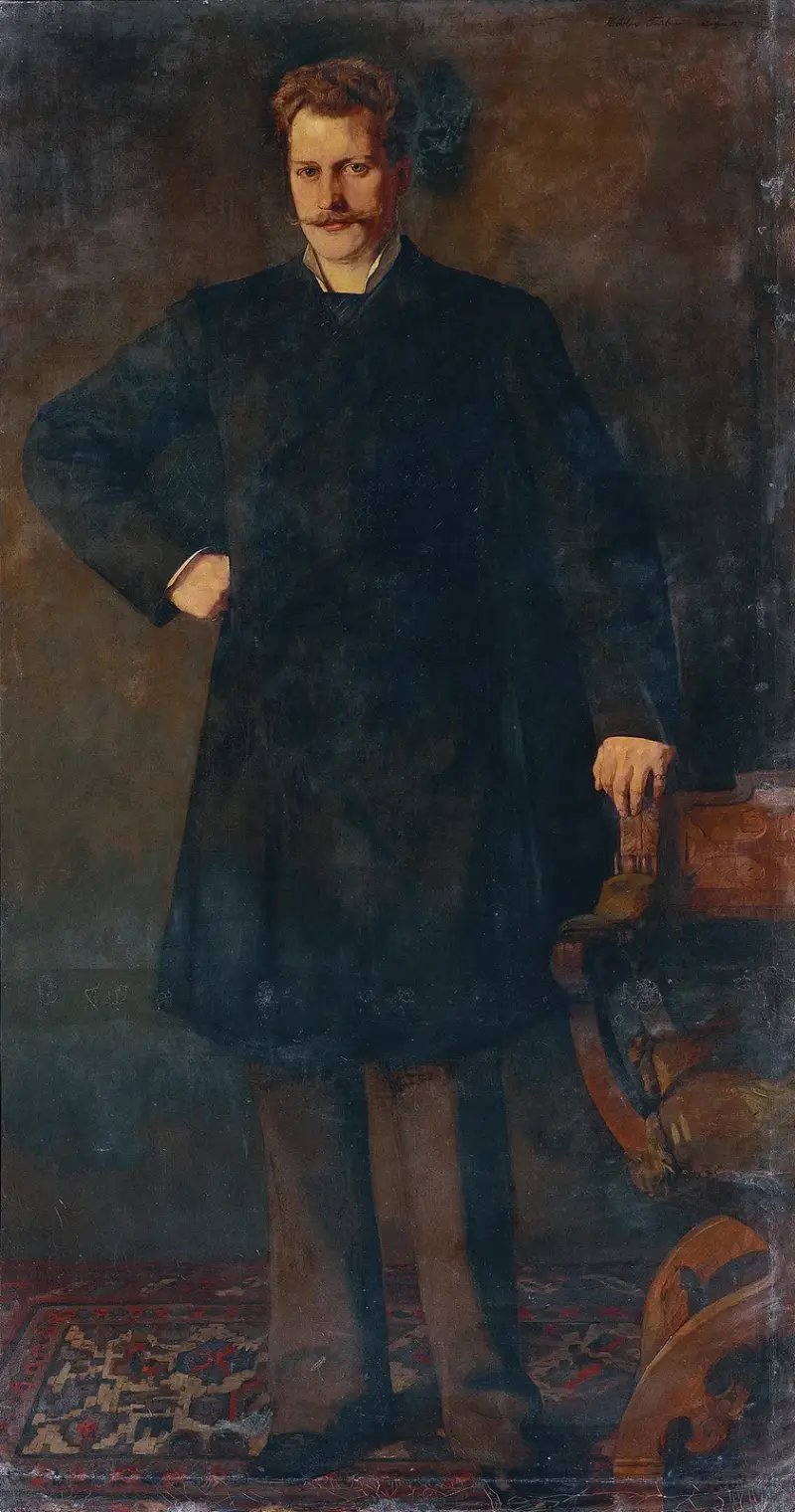Kammarsångaren Theodor Reichmann av Wilhelm Trübner
