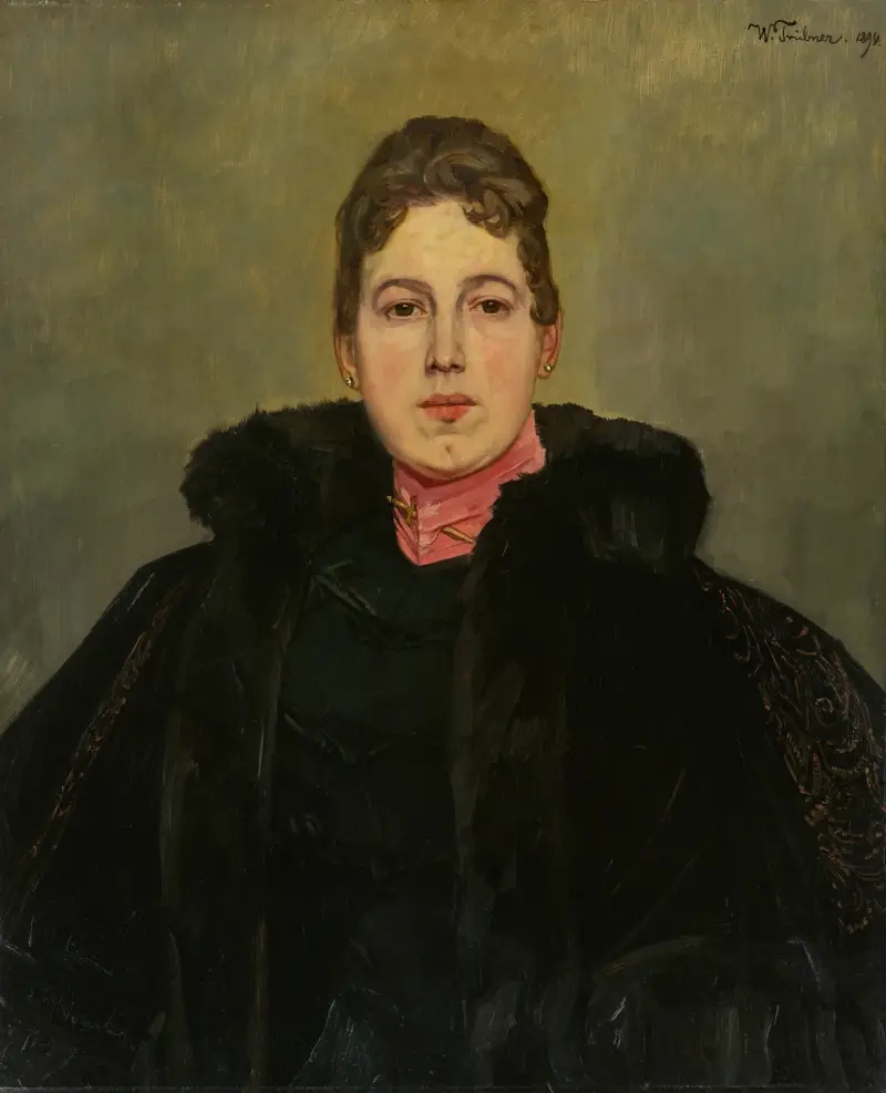 Portrait of an Unknown Lady av Wilhelm Trübner