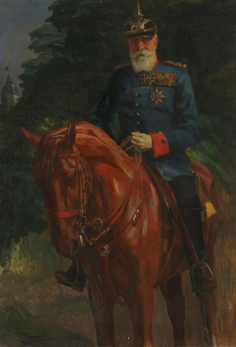 Reiterbildnis des Großherzogs Friedrich I. von Baden av Wilhelm Trübner