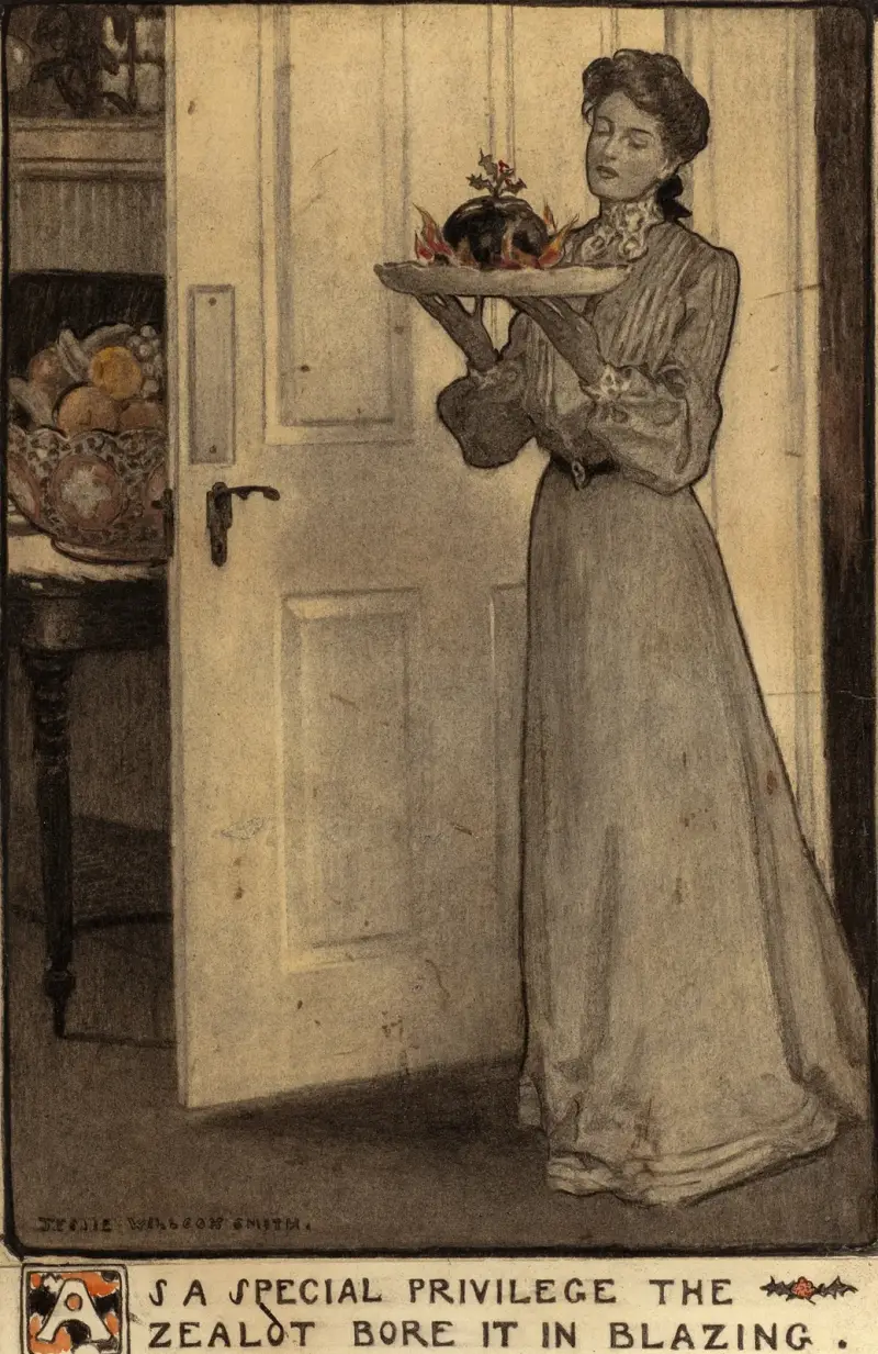 As a Special Privilege the Zealot Bore it in Blazing av Jessie Willcox Smith