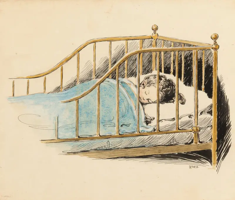 Sovande barn av Jessie Willcox Smith