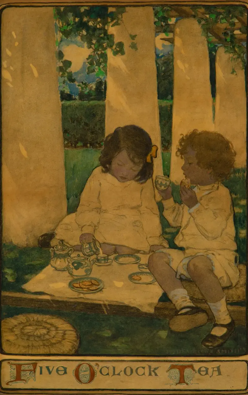 Fem eftermiddagste av Jessie Willcox Smith