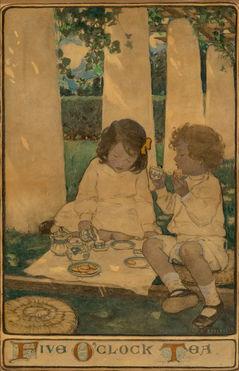 Fem eftermiddagste av Jessie Willcox Smith