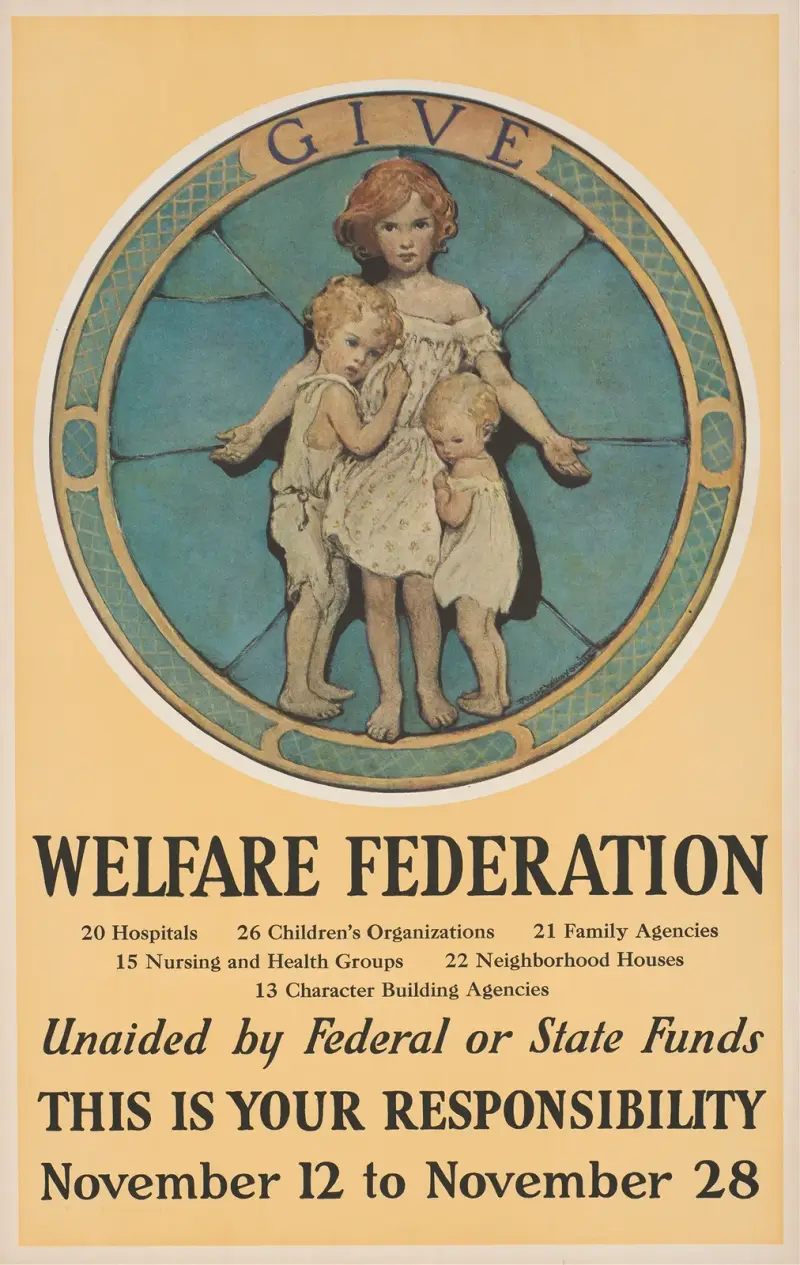 Give – Welfare Federation, Jessie Willcox Smith